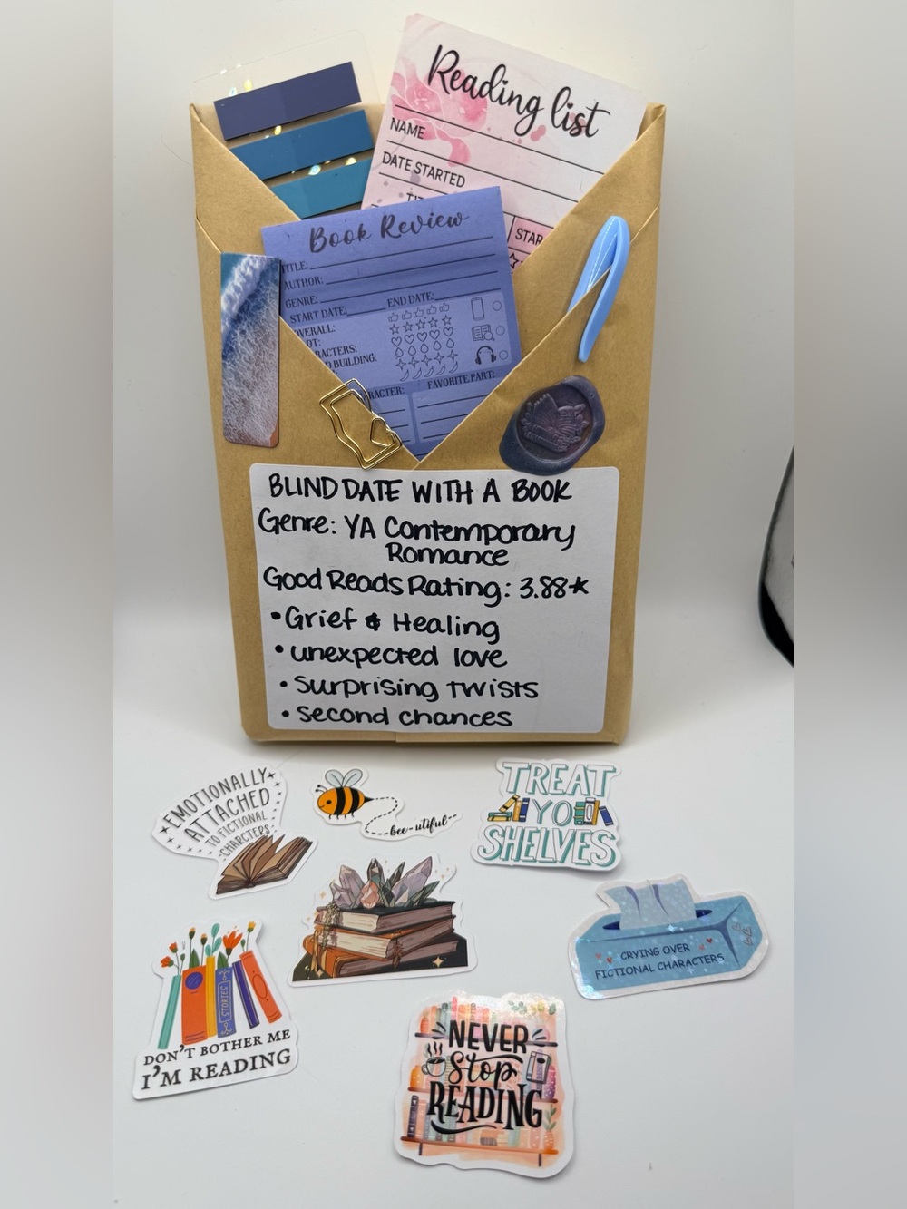 Blind Date With A Book #26 - YA Contemporary Romance Book & Accessories